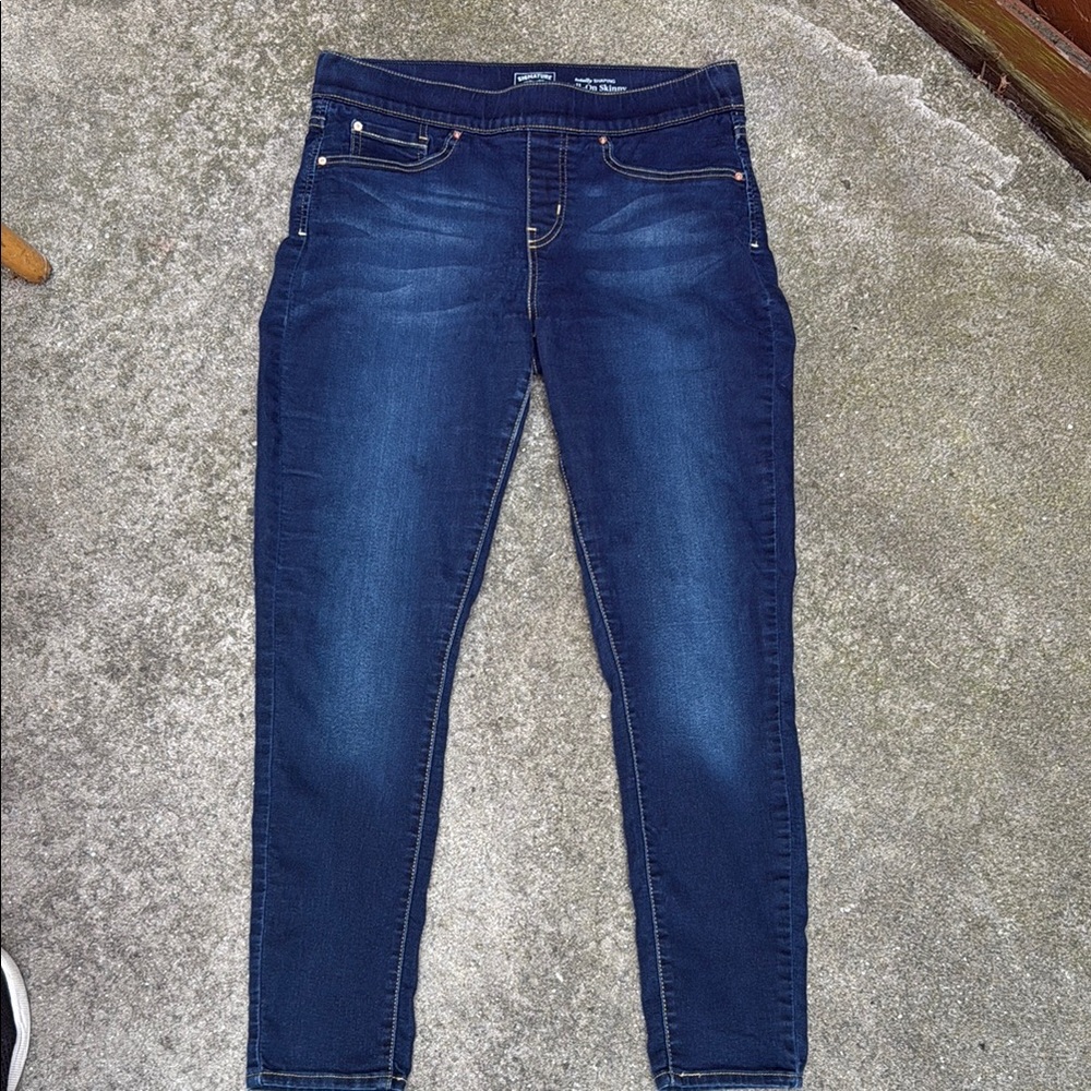 Signature by Levi Strauss Women's Dark Indigo Skinny Jeans